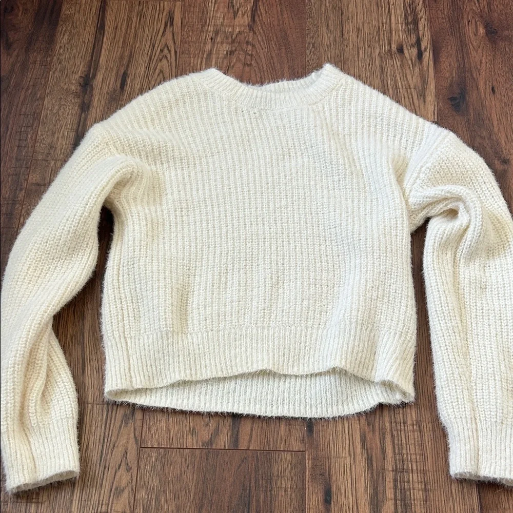 Target Art Class Girls Cream Crew Neck Sweater
